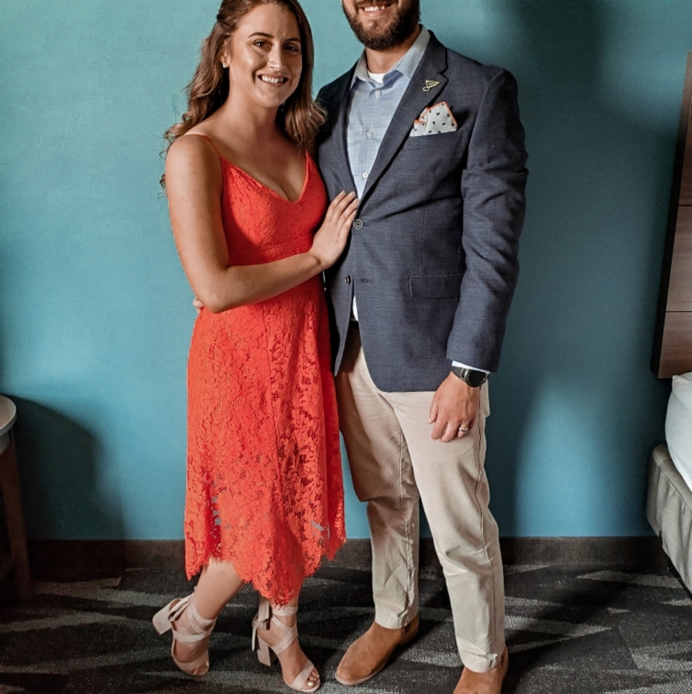 Lulus Orange Midi Dress